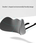 Heavy Duty Memory Foam Lumbar Support Cushion For Tesla Cybertruck Seats custom ergonomic double C-shaped design with quick adjust straps.