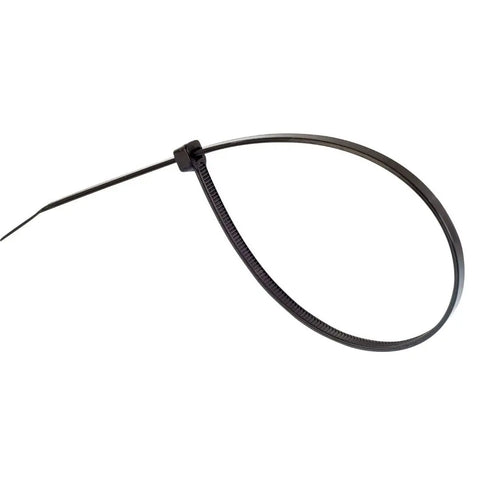 Beefed Up Heavy Duty 12 Inch Black Zip Ties Bulk Pack 1000 Count, 50 Lb Strength, UV Resistant Nylon Cable Ties Self Locking for indoor use