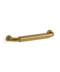 Kohler Tone 5 Inch Drawer Pull for cabinet hardware, sleek modern kitchen and bathroom handle, gold finish, minimalist design.