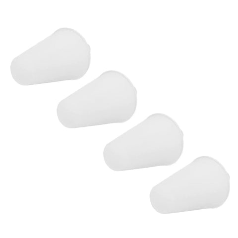 Durable 20 Pcs Silicone Tapered Plugs Kit That Holds Up Under Heat For Anodizing And Painting Projects, No Cracking Or Shrinking Ever So Your Work Stays Safe., white tapered silicone plugs
