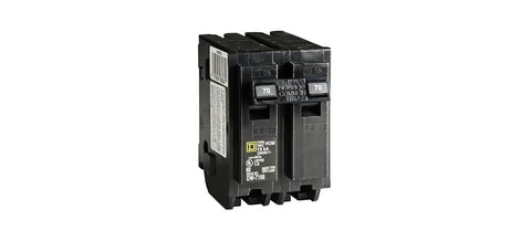 70 Amp Plug On Circuit Breaker Bulk Pack for Home Electrical Panels, One Pole and Two Pole Standard Breakers, Works in Homeline Load Centers