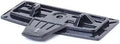 Replacement Mop Pad Tray 1602390 for flat mops, durable black plastic tray for easy pad installation and quick mess cleanup.