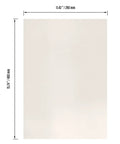 Top Shelf 500 Sheet Newsprint Wrapping Paper 12x16 Inches blank unprinted packing sheets on a flat surface.