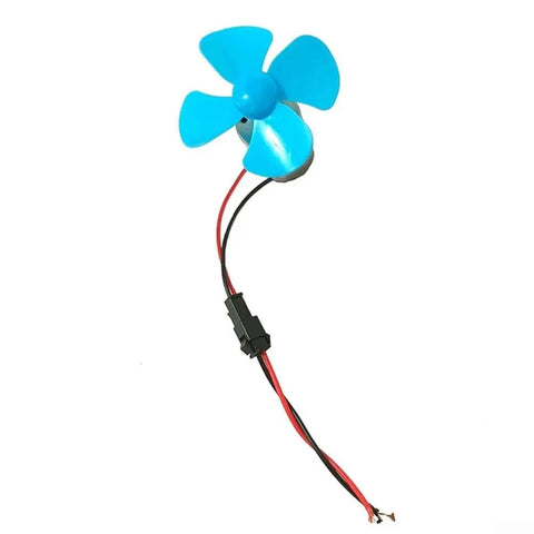 Wind Turbine Generator Kit For DIY Projects And Teaching Models With 12V Turbine Motor, blue fan blades, compact size, plug and play