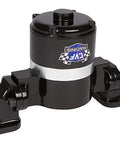 Heavy Duty Electric Water Pump For Ford Big Block 429 460 V8 35 GPM 12 Volt sleek black aluminum design with mounting bracket.