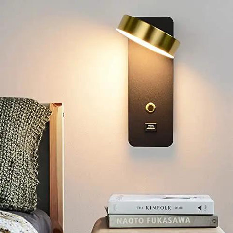 Smooth Led Wall Sconce With Hassle Free Switch And Quick Usb Port Cast From Tough Iron Packs A Slick Matte Black Look And Reliable 4000k Glow.
