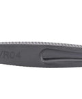 Side view of 11 Inch Vinyl Roller Tool With Knurl Diamond Grip And Ball Bearing Wheel For Flat Spline And Roll In Gaskets