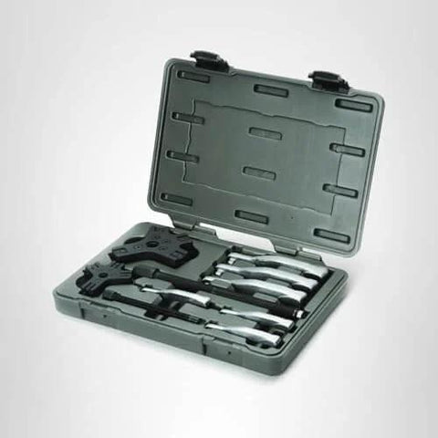 Heavy Duty Ratcheting Puller Set For Automotive Internal And External Pulls 2 And 5 Ton Converts To Two Or Three Leg Pullers