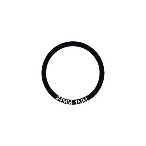 24mm diameter 1mm thickness washer from Bike Crank Washer Set With 18 Sizes Diameters 24mm 29mm 30mm And Thicknesses 0.1 0.2 0.3 1 2 3mm Gasket Spacer Kit For Bottom Bracket And Hub Bicycle Flywheel Spacers Ready For Your Next Tune Up.