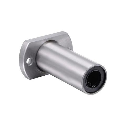 Heavy Duty 12mm Linear Ball Bearings With Extended Double Flanges For Super Slick Slide And Rock Solid Track Movement Premium Chromium Steel Core, showing one bearing.