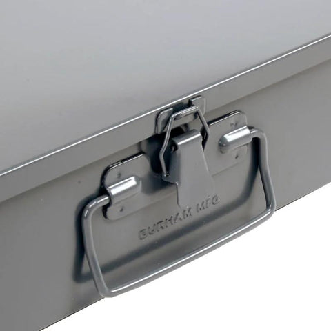 Stainless steel hex bolt kit storage case with secure latch