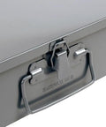 Close-up metal drawer of Beefy 1275 Piece Metric 8.8 Coarse Thread Hardware Assortment Set with zinc finish case