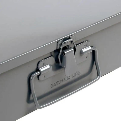 Close-up metal drawer of Beefy 1275 Piece Metric 8.8 Coarse Thread Hardware Assortment Set with zinc finish case