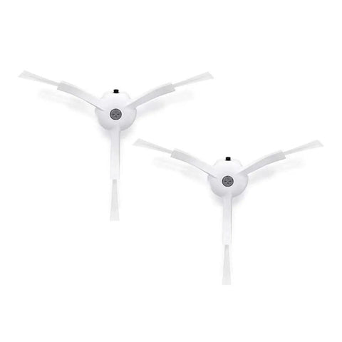 Two side brushes in All In One Replacement Parts Kit For Xiaomi Roborock Vacuum Cleaners, includes HEPA filters, foam filters, rolling brush