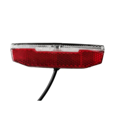 Ebike Tail Light 24V 36V 48V Waterproof Rear LED Light For Night Riding Super Bright 180 Degree Beam 2 Pin Male Connector Easy Install Bicycle Conversion Accessory