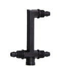 Durable Hose Y Tee Connector For Agricultural Drones T30 Replacement Part BeefedUp Pro Grade UAV Accessory in black plastic