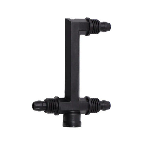 Durable Hose Y Tee Connector For Agricultural Drones T30 Replacement Part BeefedUp Pro Grade UAV Accessory in black plastic