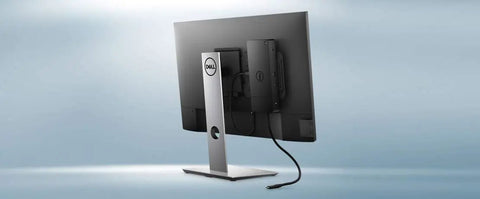Rock Solid Dual Usb C Laptop Docking Station Slick Power Data Hub Plug And Play Setup Built For Smooth Daily Workflows Total Hassle Free Connectivity on a Dell monitor.