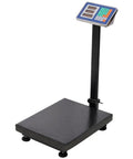 Heavy Duty Digital Floor Scale Handling Up To 660 Pounds Like A Champ Featuring Zero Nonsense Precision Sensors and Rock Solid Construction on a black platform