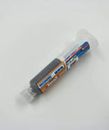 Two 10cc Pro Grade Solder Paste Flux Tin Sn63 Pb37 25-45um syringe for PCB SMD repair and mobile phone reballing, top view