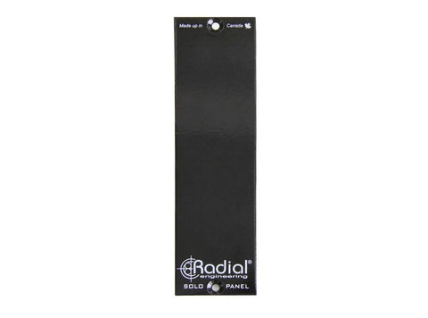 Single Wide 500 Series Rack Panel Blank Filler For Dust Defense And Rack Safety, front view image