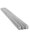 Three Eighths By Three Eighths By Twelve Inch Square Steel Key Stock Bars Pack Of Three Cold Drawn Steel Undersized Plain Finish