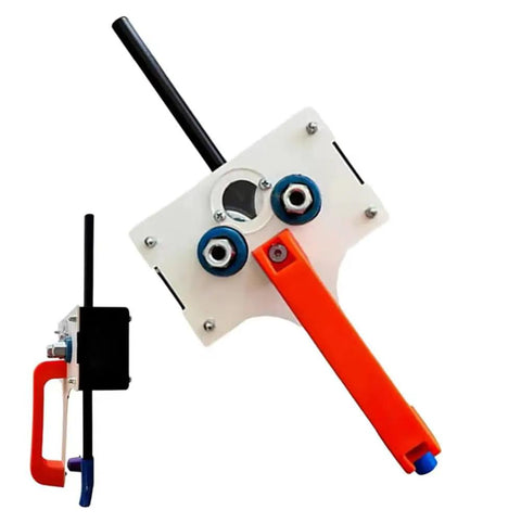 Heavy Duty Handheld Cable Puller All Metal Wire Tugger Tool For Electricians with rotating feed design and metal handle.