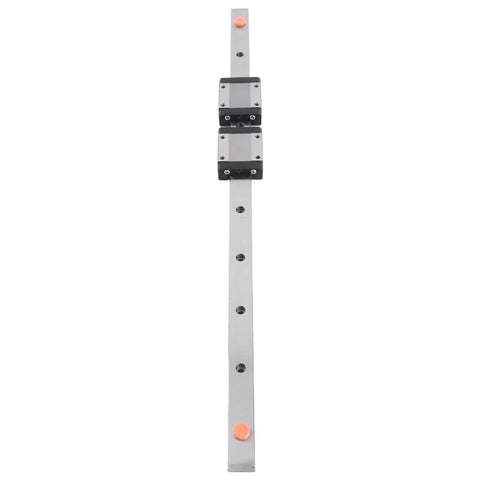 400mm Steel Miniature Linear Sliding Rail Guide With Two Blocks For Precise Linear Motion