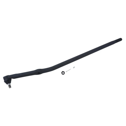 Front Right Drag Link For Ford E Series Vans E 250 E 350 E 450 Econoline Inner Tie Rod End Replacement Kit With Durable Steel Construction And OE Fitment Direct Bolt In Easy Install For Quick Fit And Long Lasting Performance, black steel steering linkage part