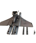 Dual Dorsal Fin Sting Ray Hydrofoil Stabilizer for Outboard Motors 5-150 HP HD150 on white background
