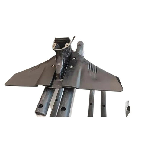 Dual Dorsal Fin Sting Ray Hydrofoil Stabilizer for Outboard Motors 5-150 HP HD150 on white background