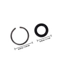 5 Pack Impact Wrench Retaining Ring Kit with O Ring and socket retainer clips, metal ring 0.53in, rubber O-ring 0.43in