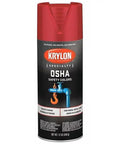 Bulk Twelve Ounce Cans Of High Visibility Safety Red Spray Paint Engineered For Strict OSHA Compliance And APWA Standards, 12 oz can.