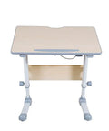 Top view of Height Adjustable Mobile Laptop Workstation Table With Hella Smooth Rolling Brake Casters for home office setup.