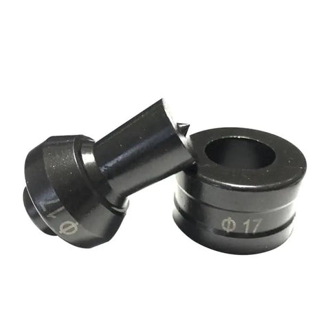 Compatible CH-70/CH-60 Hydraulic Round Hole Punch Die Set for Steel, Copper, Aluminum and Sheet Metal, 6.5mm Diameter