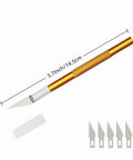 Precision knife with extra blades from 15 Piece Must Have Basic Hobby Tool Kit For Model Building Gunpla And 3D Printing in portable case