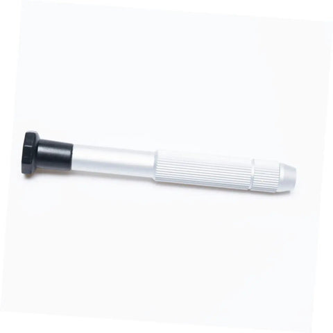 Close-up of a metal and plastic screwdriver from the 24 Piece All In One Eyeglasses Repair Kit With Sunglasses Screwdriver Set For Quick Repairs