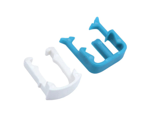 7.89mm Blue Green White External Injector Pump Diesel Fuel Line Clip Compatible With Jeep Wrangler Compass Durable Plastic Clip Kit