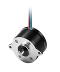2 Phase 1.8 Degree Round Stepper Motor For 3D Printer Extruders, 36 Tooth Helical Gear, Stainless Steel Body, High Torque