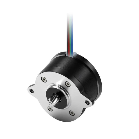 2 Phase 1.8 Degree Round Stepper Motor For 3D Printer Extruders, 36 Tooth Helical Gear, Stainless Steel Body, High Torque