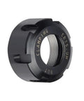 Heavy Duty Engraving Machine ER Collet Nut for High Precision CNC Milling, 25mm size, black heat treated steel.