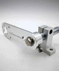 Length 140mm T Shaped Base Aluminum Alloy Spring Holder for Rotary Encoder Bracket with 30mm Hole and 80mm Rod