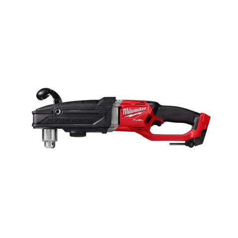 Side view of M18 FUEL 18V Brushless Cordless Gen 2 Super Hawg One Half Inch Right Angle Drill Tool Only Beast Power