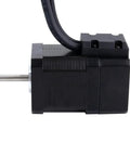 Side view of Nema 17 Closed Loop Stepper Motor With Encoder 52 Ncm Torque, black body, two-phase, ideal for CNC and 3D printers.