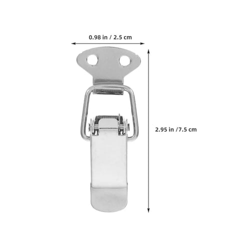 Grab This Sweet 10 Pack Stainless Steel Toggle Latches For Toolboxes And Cases! 0.98 in by 2.95 in high-quality clasp.