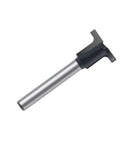 Professional 1/4 Inch Shank Arc Bending Router Bit For T-Slot Grooving Cutter, ideal for carbon crystal panels and MDF.