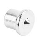 Single pin from 12 Piece Center Point Pin Set For Woodworking Round Dowel Centers Locators 6mm, 8mm, 10mm, 12mm, chrome plated