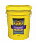 Top Shelf Acrylic Siding Stain Solid Color Five Gallon Big Bulk Tub fast drying with yellow packaging for exterior wood coating.