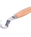 Kickass Stainless Steel Spoon Carving Knife And Hand Chisel Tools With Slick Ergonomic Grip for detailed carving on hardwood.