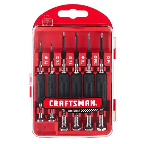 6 Piece Precision Screwdriver Set With Mini Screwdrivers For Watch Jewelry Eyeglasses And Computer Repair, Comfort Cushion Grip